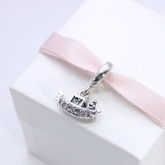 Pandora Gondola Dangle Charm s925 Sterling Silver Travel Charm - Picture 5 of 6